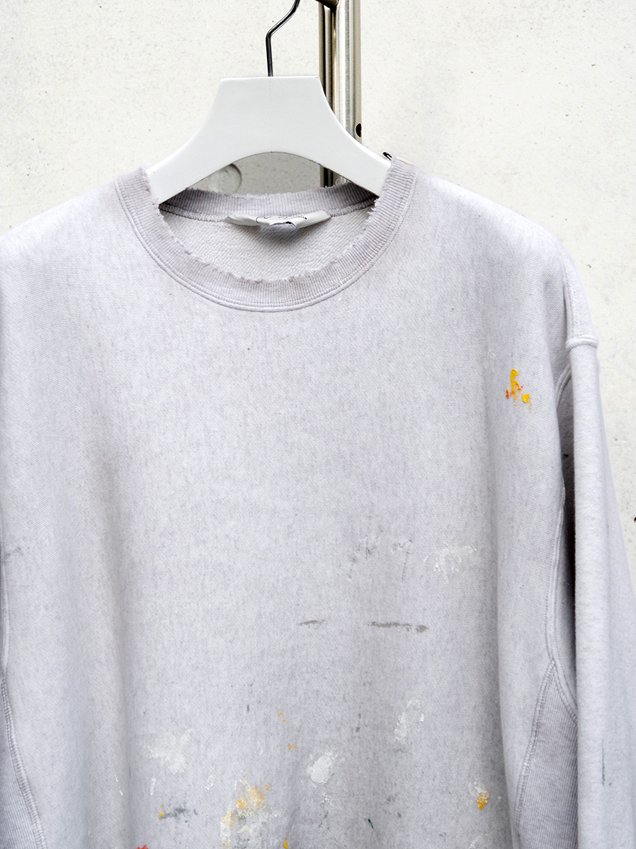 ANCELLM / アンセルム】HAND PAINTING SWEAT SHIRT（スウェット