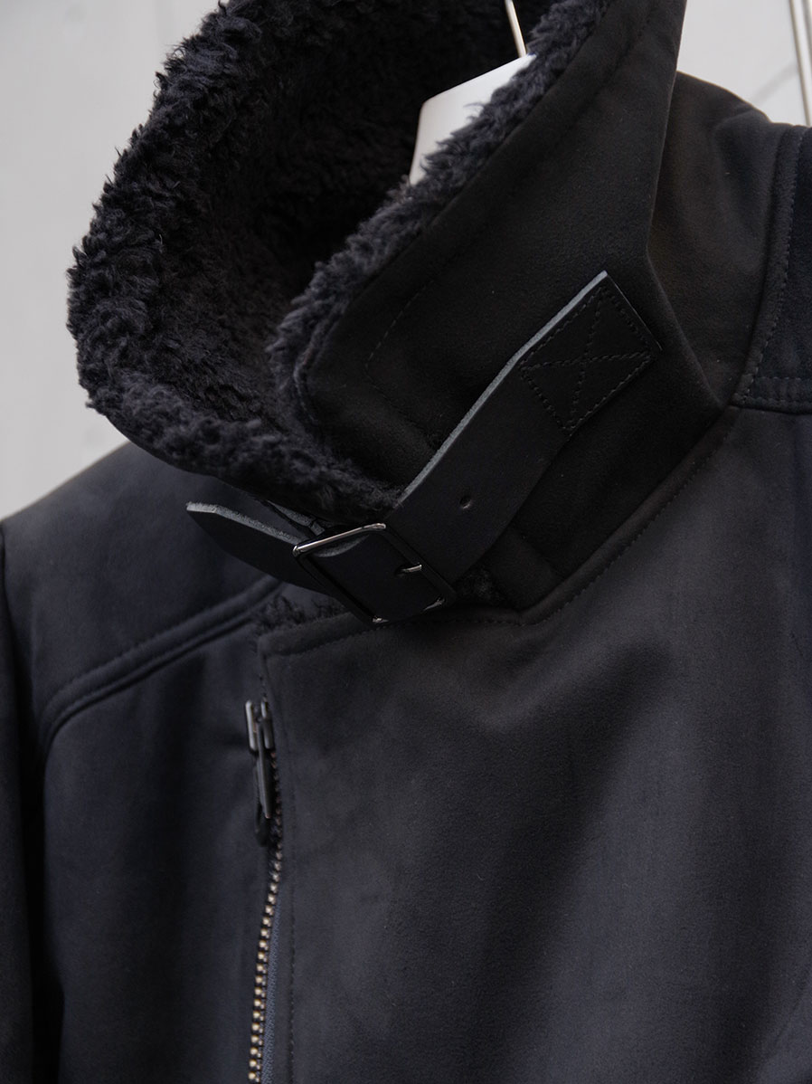 ANCELLM（アンセルム） 2024AW 24AW VEGAN LEATHER BOA ZIP