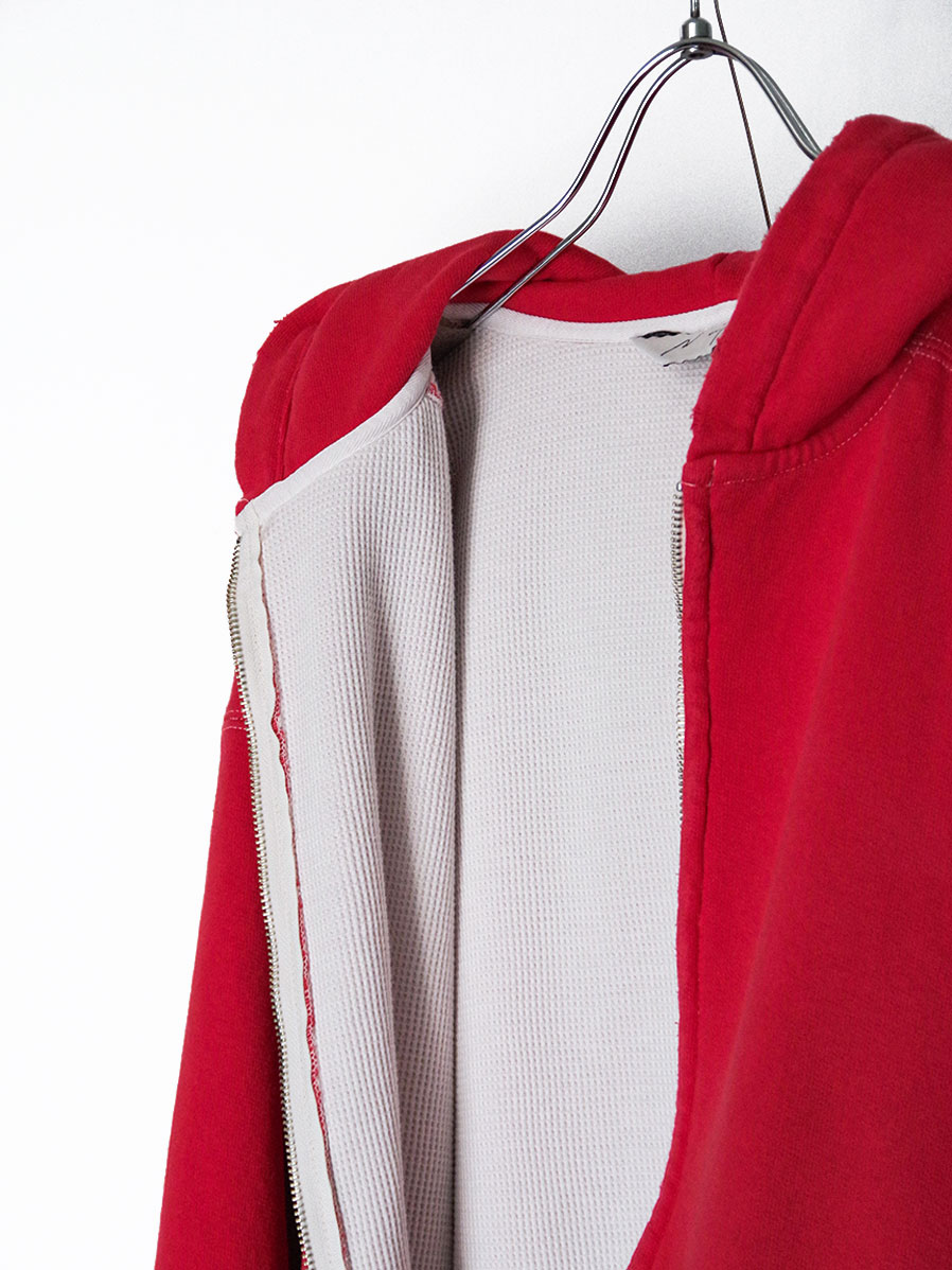 ANCELLM 2025aw ZIP UP HOODIE RED サイズ1 ANCELLM ZIP UP HOODIE RED