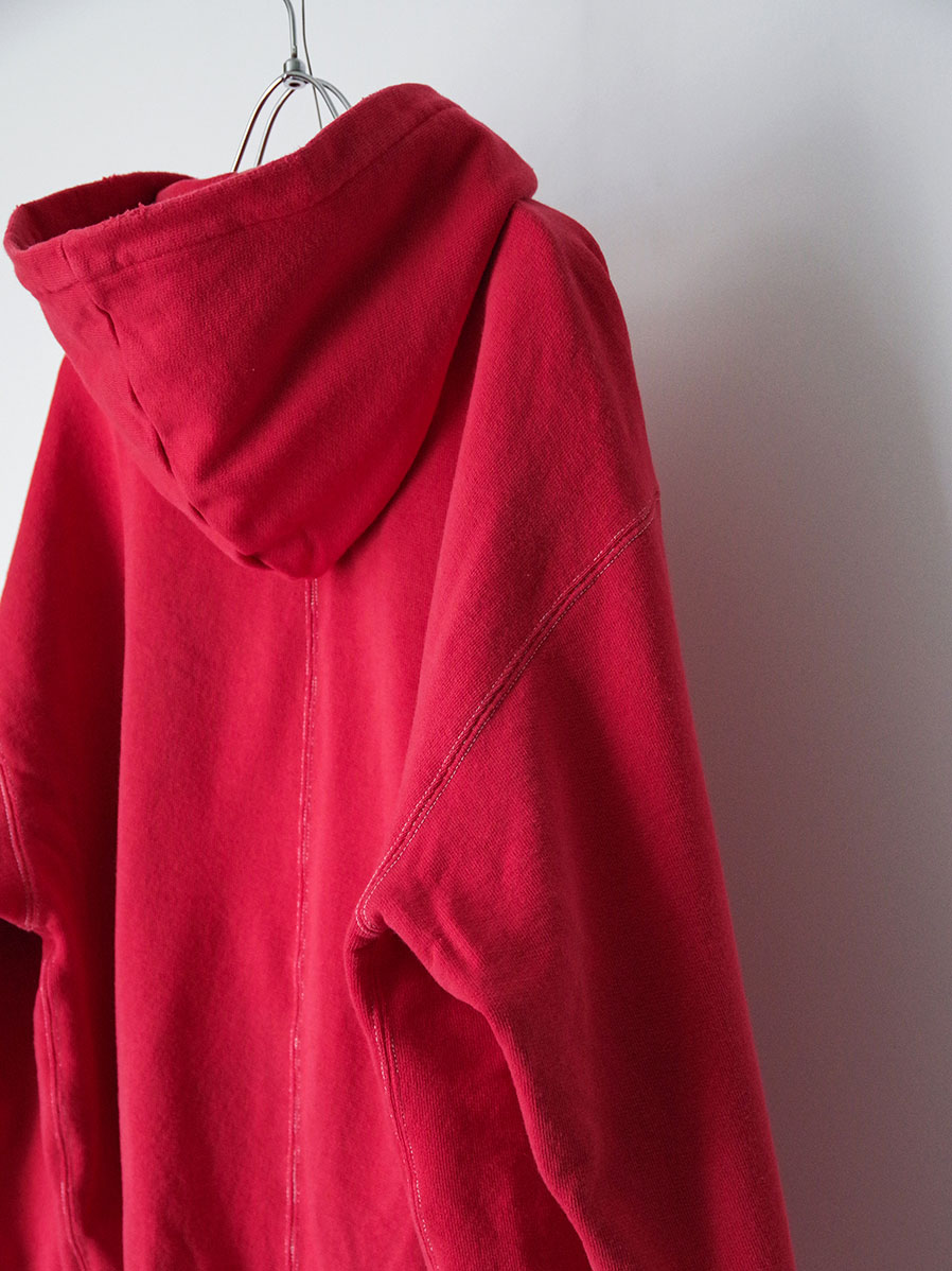 ANCELLM 2025aw ZIP UP HOODIE RED サイズ1 2025AW】 ANCELLM (アンセルム) 