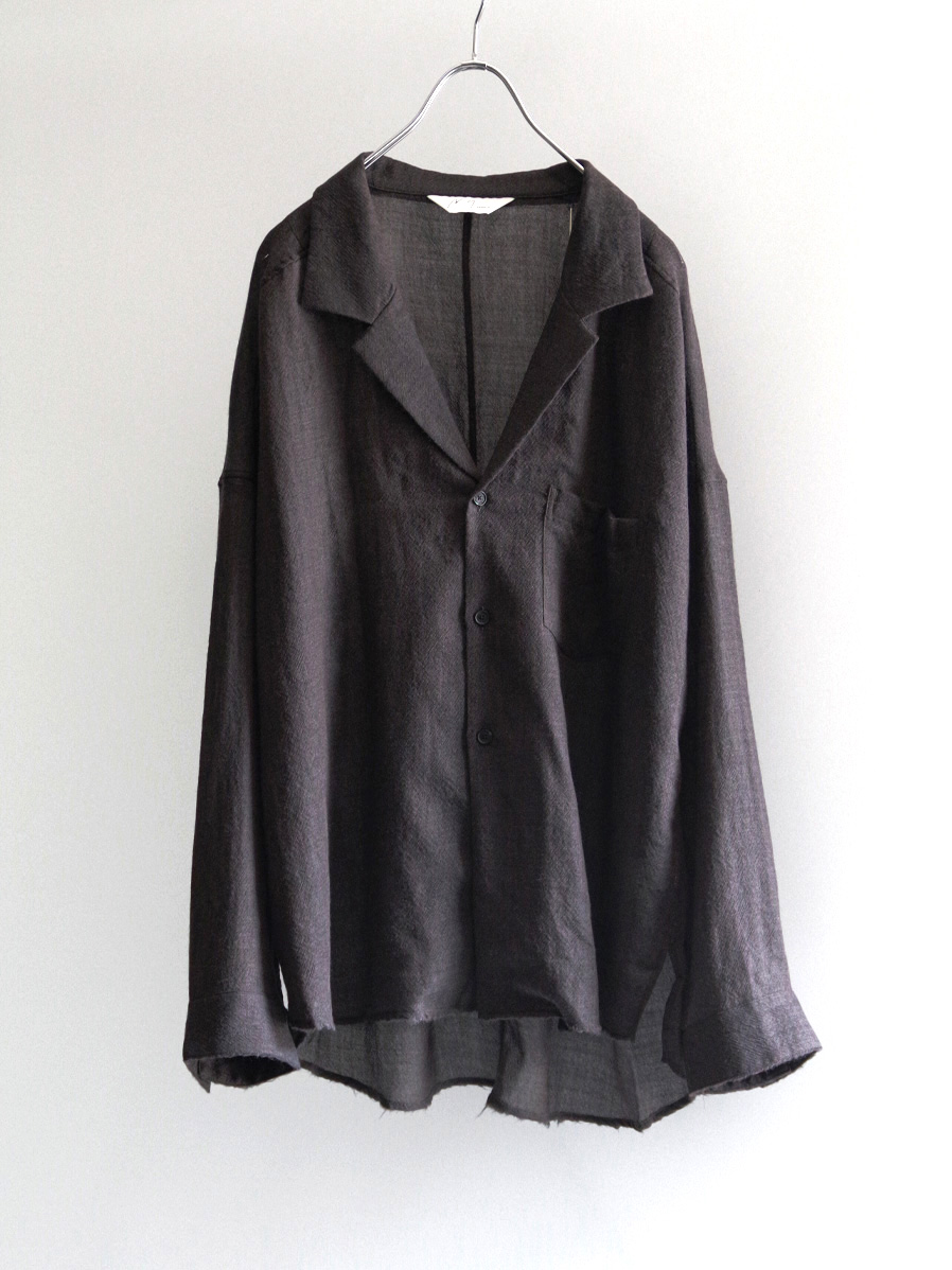 トップス ANCELLM 25AW WOOL KERSEY SHIRT 2025AW】 ANCELLM (アンセルム) 