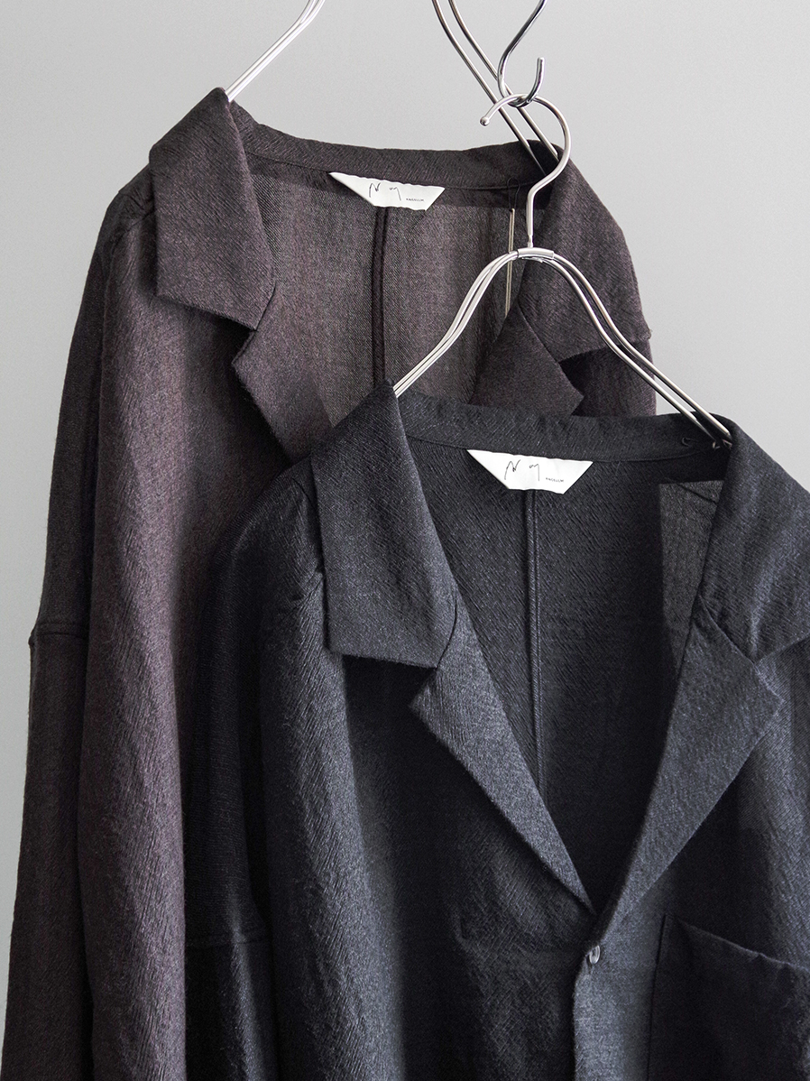 トップス ANCELLM 25AW WOOL KERSEY SHIRT 2025AW】 ANCELLM (アンセルム) 