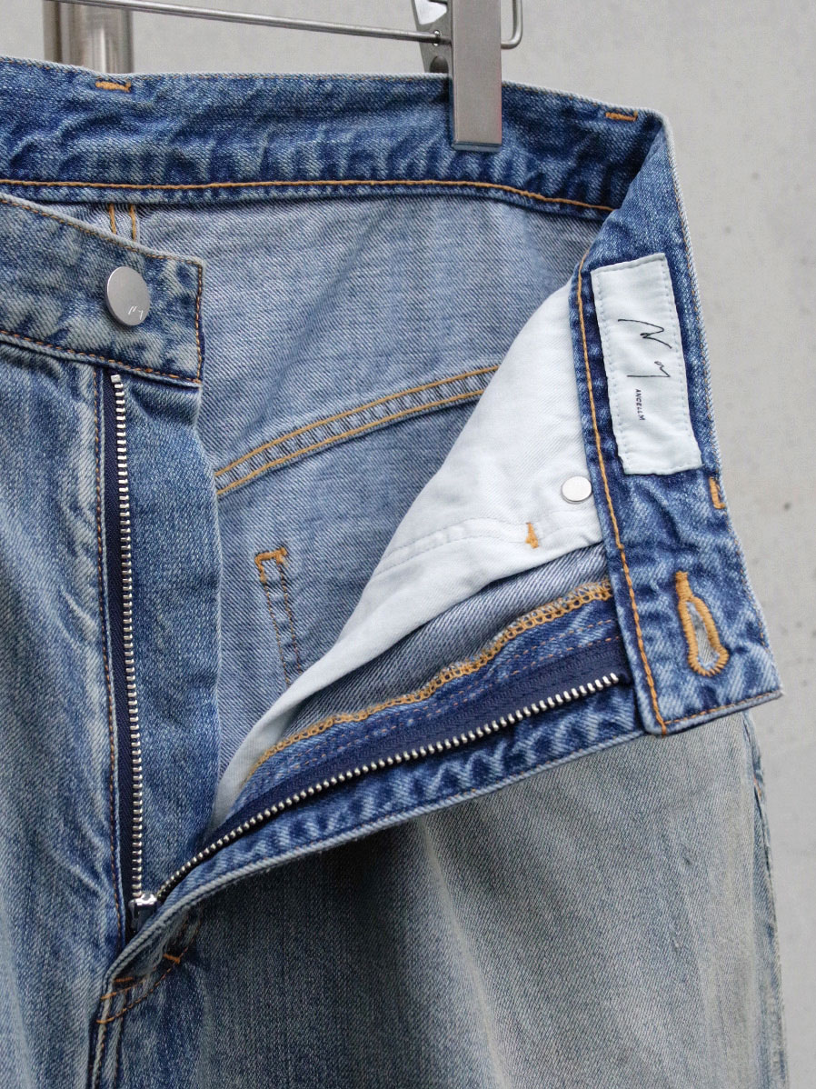 パンツ ancellm 25SS aging straight 5p denim 1 ANCELLM - AGING STRAIGHT 5P DENIM PANTS | COELACANTH