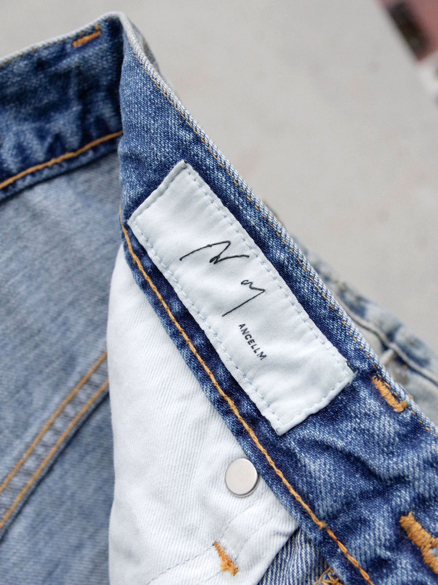パンツ ancellm 25SS aging straight 5p denim 1 ANCELLM - AGING STRAIGHT 5P DENIM PANTS | COELACANTH