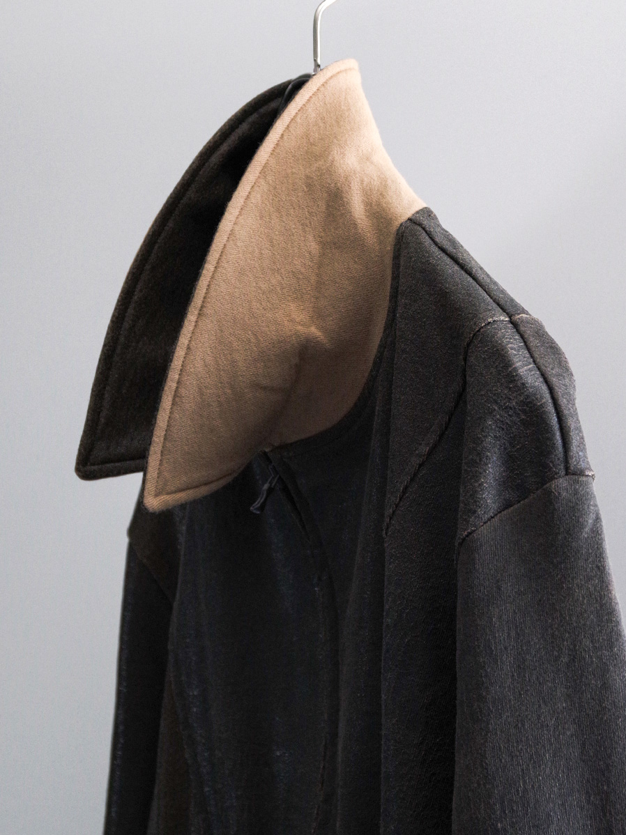 トップス ANTHEM A 25aw CRACK TERRY BLOUSON BROWN CRACK TERRY BLOUSON - BROWN | ANTHEM A