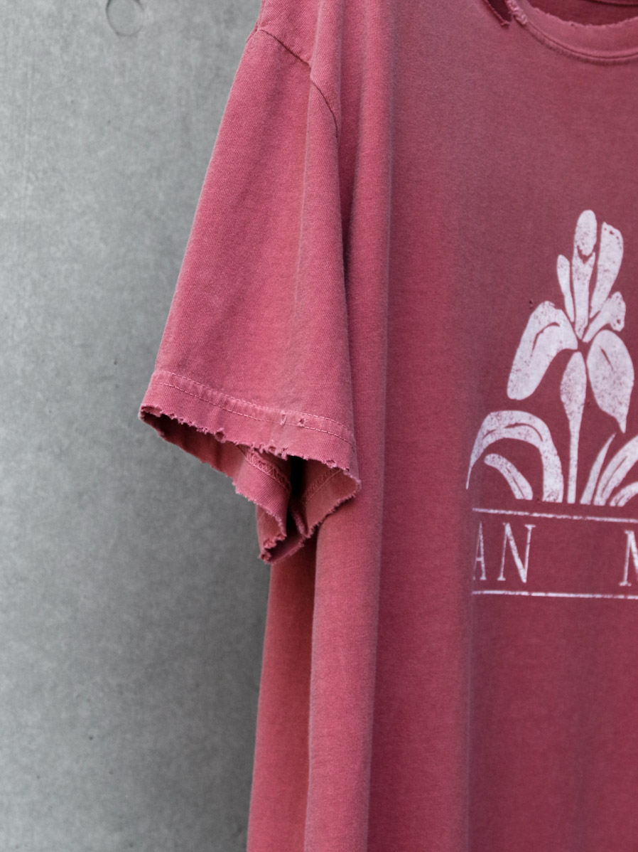 ANCELLM　24ss IRIS T-SHIRT 24SS】ANCELLM IRIS T-SHIRT (RED) ANC-CT63 | IAAAM ONLINE STORE