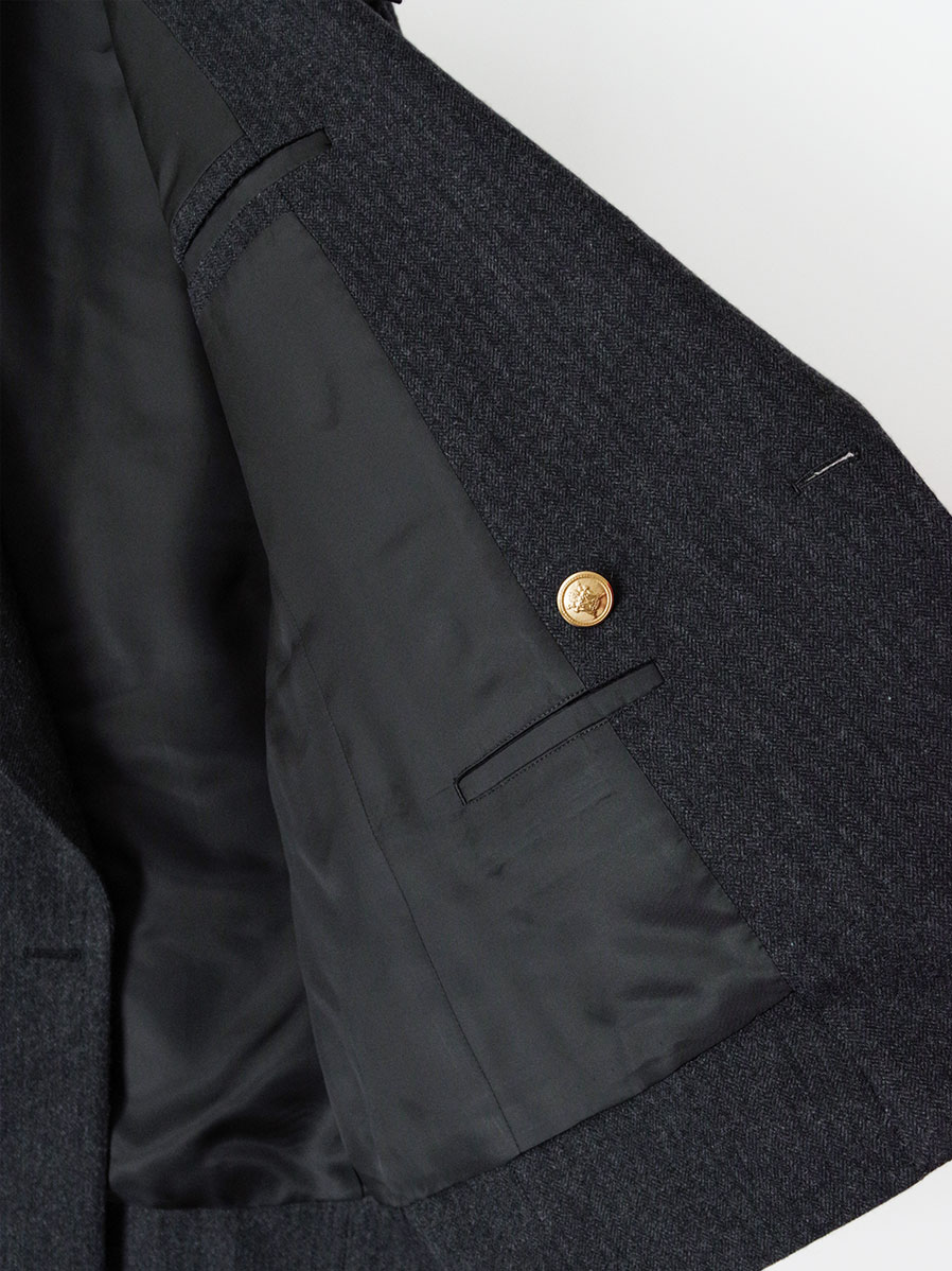 MASU 25aw テーラードジャケット MASU(エムエーエスユー)のCRATER TAILORED JACKET GRAYの通販