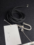 極美品 タグ付 ANCELLM ROPE BELT ロープベルト ブラック - メルカリ
