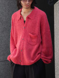 25AW ANCELLM KIMONO KNIT SHIRT RED サイズ2 KIMONO KNIT SHIRT(RED) – ANCELLM